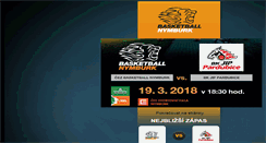 Desktop Screenshot of basket-nymburk.cz